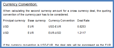Currency Convention